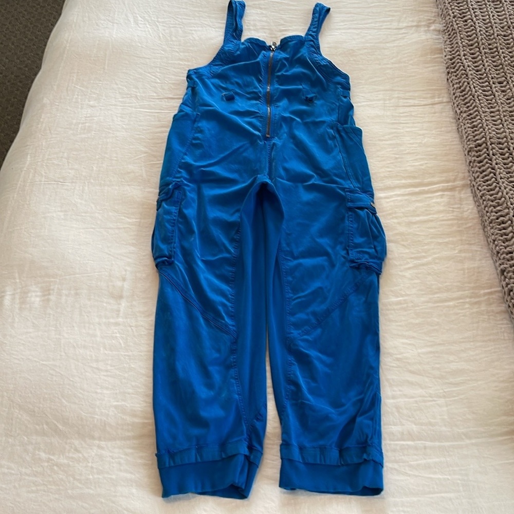 Free People, jumpsuit, blue, size Lg